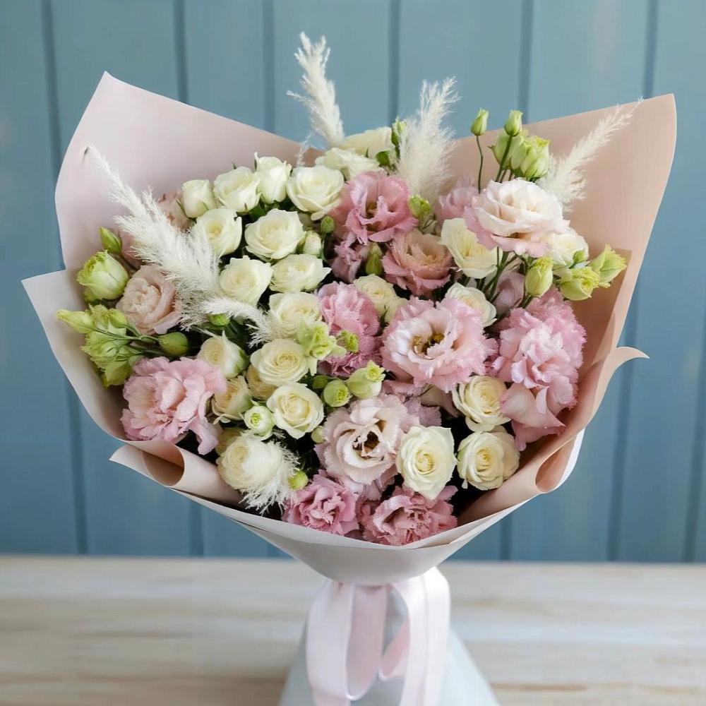 Букет цветов из: Альстромерии и Розы в Ногире