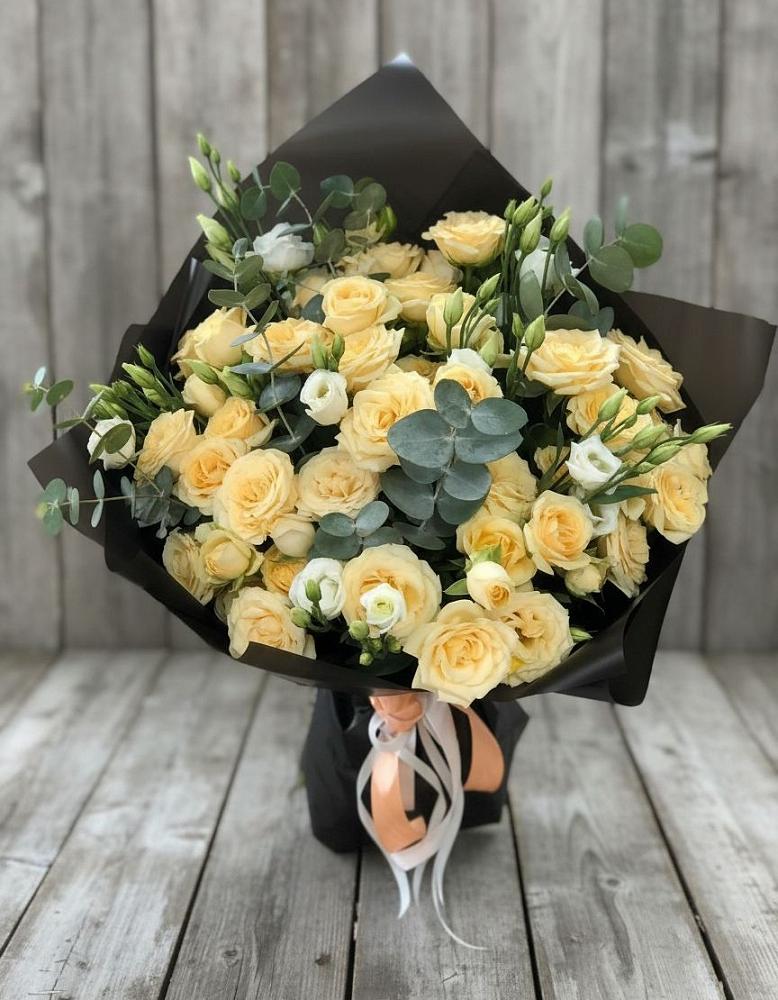 Букет цветов из: Розы и Лизиантусы в Ногире