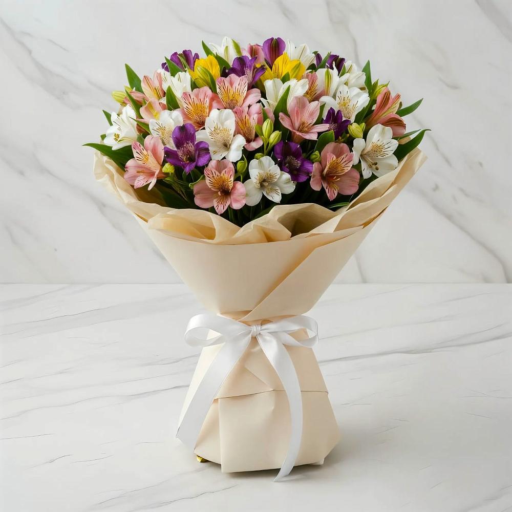 Букет цветов из: Альстромерии в Ногире