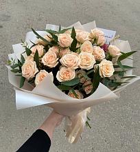 Букет Кремовые розы Латте в Ногире
