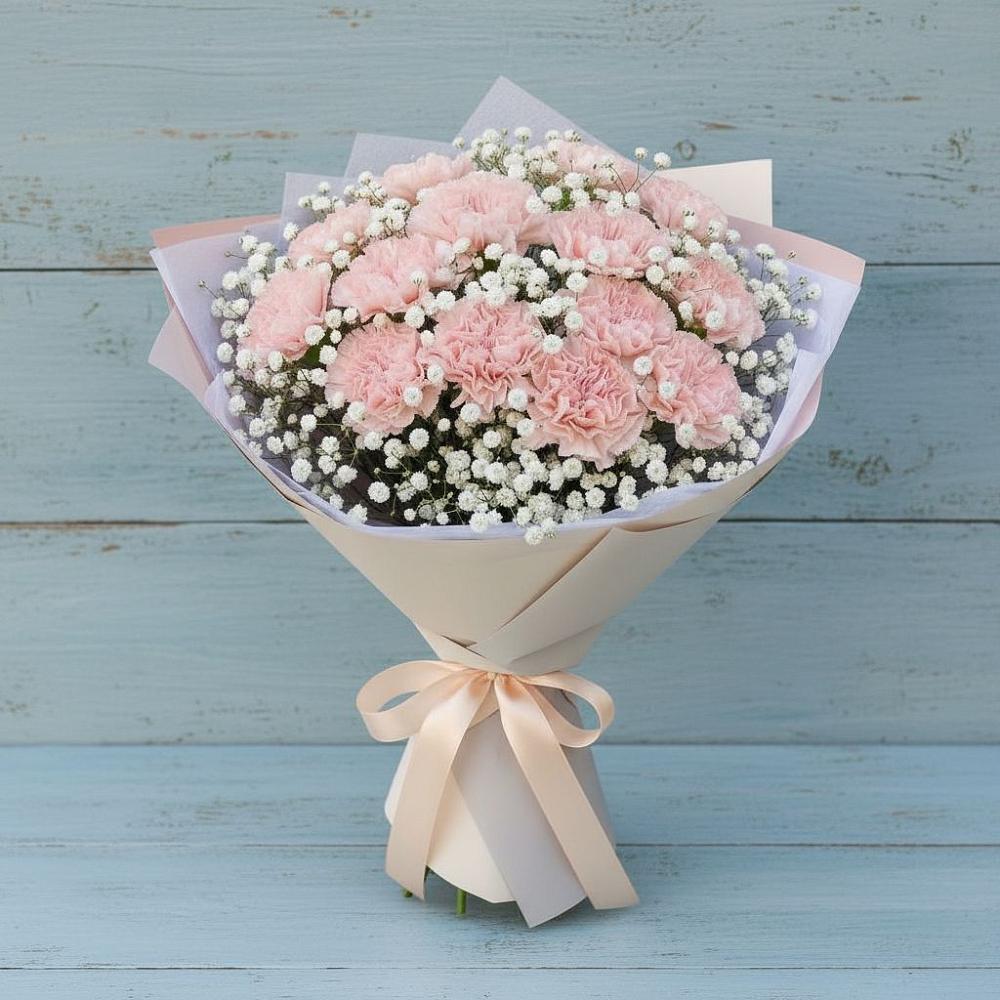 Букет цветов из: Гвоздики в Ногире