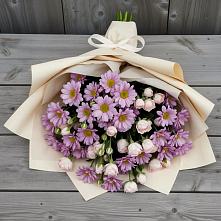 Букет цветов из:  Розы и Хризантемы #REPLACE_PRED# Ногире