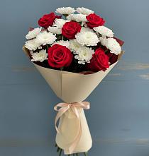 Букет цветов из:  Розы и Хризантемы в Ногире