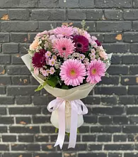 Букет цветов из:  Герберы и Хризантемы в Ногире