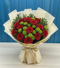 Букет цветов из:  Розы и Хризантемы в Ногире