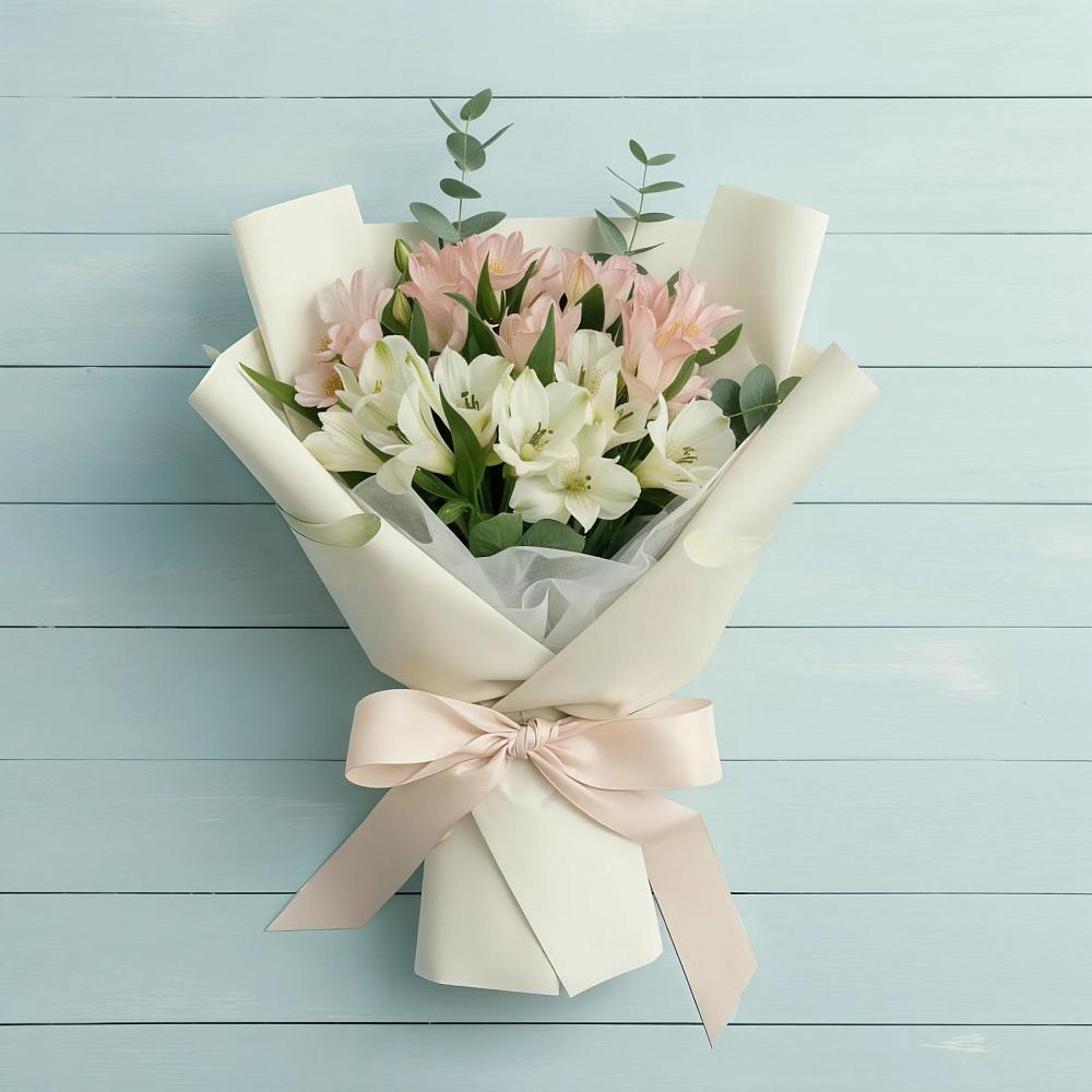 Букет цветов из: Альстромерии в Ногире